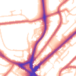 Daytime road noise heatmap for CR8 2NT