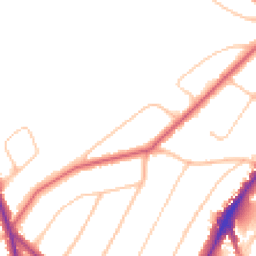 Daytime road noise heatmap for CR8 3BL