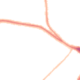 Night-time road noise heatmap for CR8 3EJ