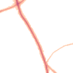 Night-time road noise heatmap for CR8 3ES