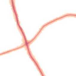 Night-time road noise heatmap for CR8 3HR