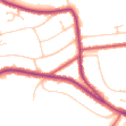 Daytime road noise heatmap for CR8 3JB