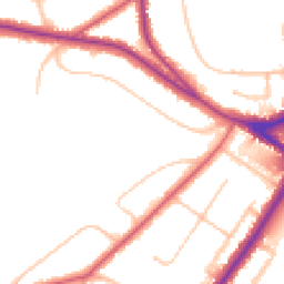 Daytime road noise heatmap for CR8 3LB