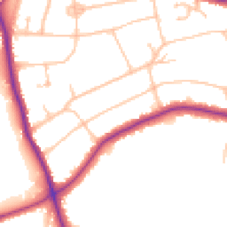 Daytime road noise heatmap for CR8 3PP