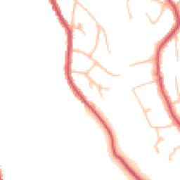 Daytime road noise heatmap for CR8 4BX