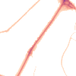 Night-time road noise heatmap for CR8 4DA