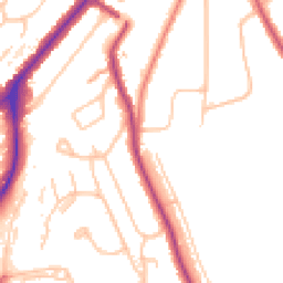 Daytime road noise heatmap for CR8 4EH