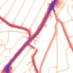 Daytime road noise heatmap for CR8 4HF