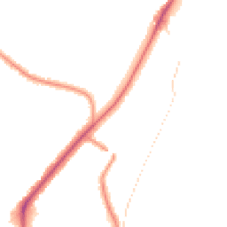 Night-time road noise heatmap for CR8 4HF