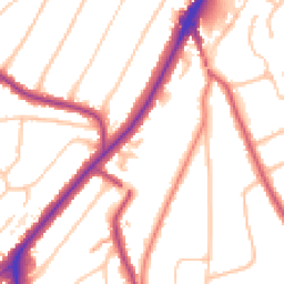 Daytime road noise heatmap for CR8 4HP
