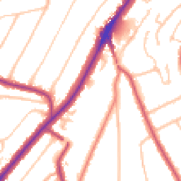 Daytime road noise heatmap for CR8 4HS
