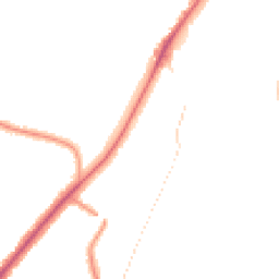 Night-time road noise heatmap for CR8 4HS