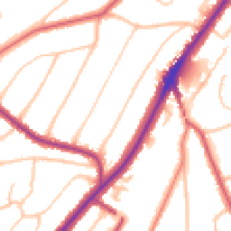 Daytime road noise heatmap for CR8 4JG