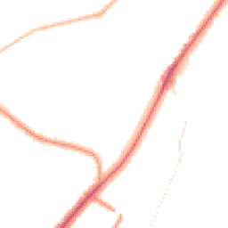 Night-time road noise heatmap for CR8 4JG