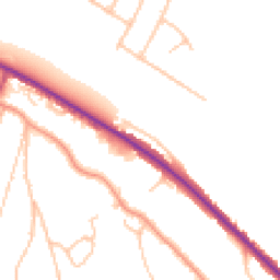 Daytime road noise heatmap for CR8 5AJ