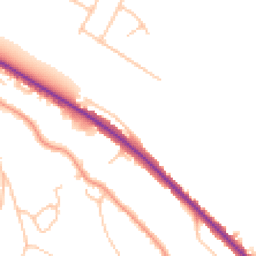 Daytime road noise heatmap for CR8 5BA
