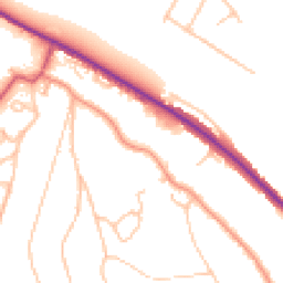 Daytime road noise heatmap for CR8 5DQ