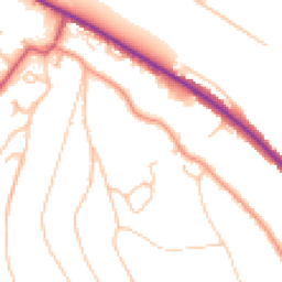 Daytime road noise heatmap for CR8 5ET