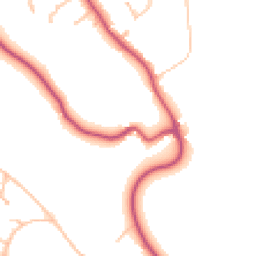 Daytime road noise heatmap for CR8 5EW