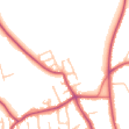 Daytime road noise heatmap for CR8 5GG