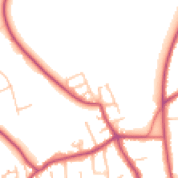 Daytime road noise heatmap for CR8 5GJ