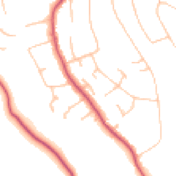 Daytime road noise heatmap for CR8 5HY