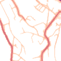 Daytime road noise heatmap for CR8 5LH