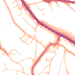 Daytime road noise heatmap for CR8 5NQ