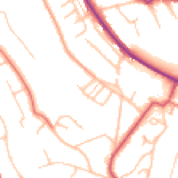 Daytime road noise heatmap for CR8 5NT