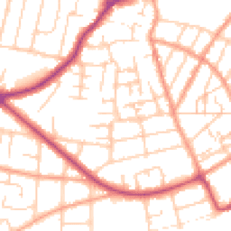 Daytime road noise heatmap for CT11 0AL