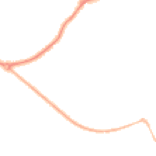 Night-time road noise heatmap for CT11 0AN