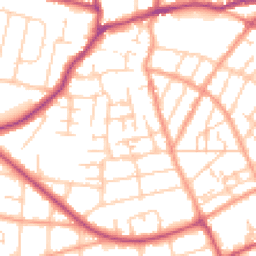 Daytime road noise heatmap for CT11 0AT