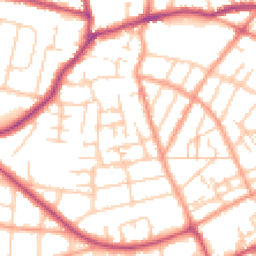 Daytime road noise heatmap for CT11 0AU