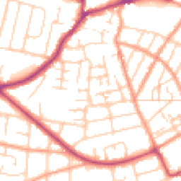 Daytime road noise heatmap for CT11 0AW