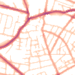 Daytime road noise heatmap for CT11 0AX