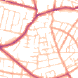Daytime road noise heatmap for CT11 0AZ