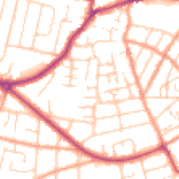 Daytime road noise heatmap for CT11 0BE