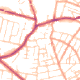 Daytime road noise heatmap for CT11 0BL