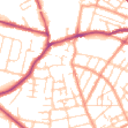 Daytime road noise heatmap for CT11 0BN