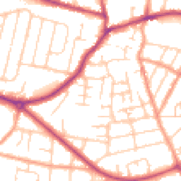 Daytime road noise heatmap for CT11 0BQ