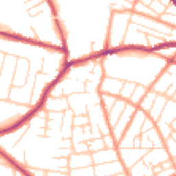 Daytime road noise heatmap for CT11 0BW