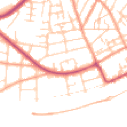 Daytime road noise heatmap for CT11 0DE