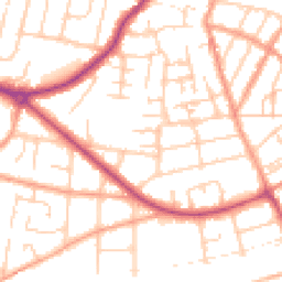 Daytime road noise heatmap for CT11 0DX