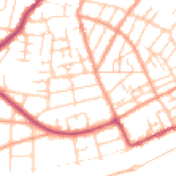 Daytime road noise heatmap for CT11 0EN