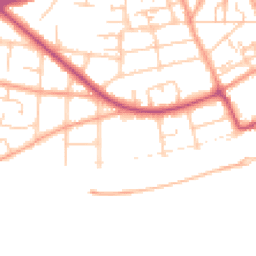 Daytime road noise heatmap for CT11 0GD