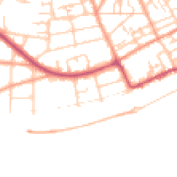 Daytime road noise heatmap for CT11 0HB