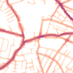 Daytime road noise heatmap for CT11 0HQ