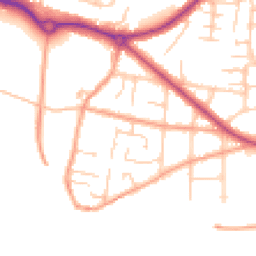 Daytime road noise heatmap for CT11 0JR