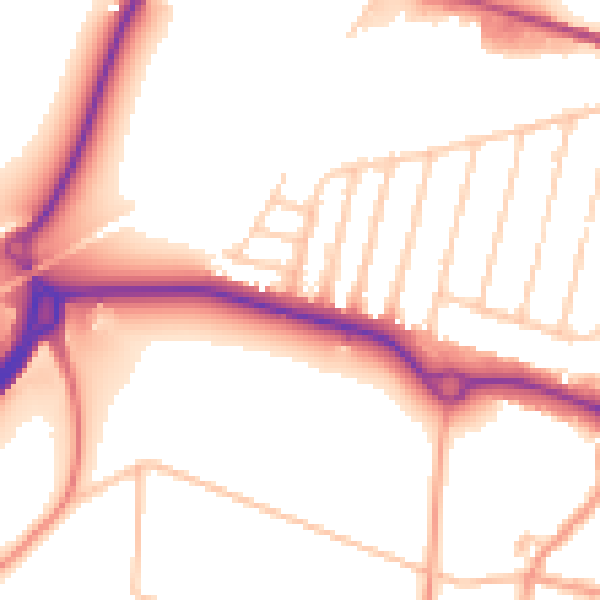 Daytime road noise heatmap for CT11 0LA