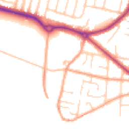 Daytime road noise heatmap for CT11 0LD